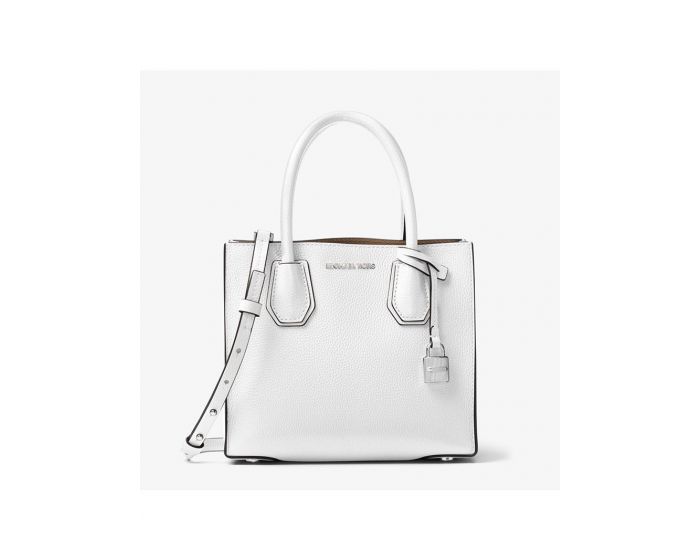 MICHAEL Michael Kors Outet Mercer Leather Tote White